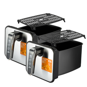 Nouvelle friteuse à air multifonctionnelle, circulation d'air à 360 degrés, réduction de la consommation d'huile, dernier modèle de l'usine, contrôle par écran tactile - Product Image 5