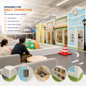 โมดูล CE ASTM EN1176 FEC โมดูลสำหรับร้านขายของชำในร่มสนามเด็กเล่นในโรงพยาบาลร้านกาแฟ - Product Image 5