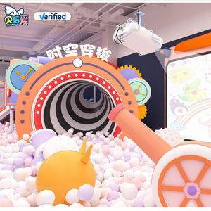 Diseño libre Diversión Kids Park Equipment Centro comercial Personaje Juego Casa Gran tobogán Parque De Atracciones - Product Image 3