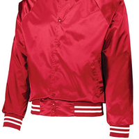 Blouson baseball de qualité supérieure blouson satin homme Letterman