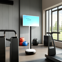 Téléviseur HDTV Android interactif de 32 pouces avec écran tactile intelligent Incell, rétroéclairage LED, support mobile