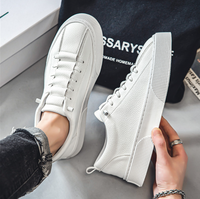 Nouvelles Chaussures de Sport Décontractées Tendance pour Hommes 2025 – Baskets Confortables Blanches en PU pour Hommes – Vente en Gros Immédiate