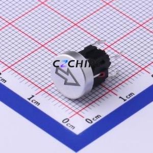 K6-6162D02 Tactile Switch Through hole Component (THT) Switch 1.6N Through Hole 10mm 50mA - Product Image 1