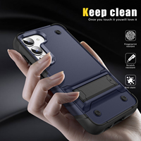 Casing Ponsel Pelindung Lembut Rotasi 360 Penutup Ponsel untuk Samsung S23 Plus