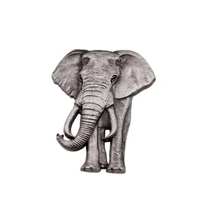 Animals series Elephant souvenir tourist scenery Zinc Alloy metal Zoo promotion Gift