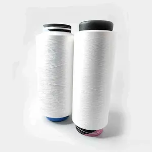 Factory Directly Sale White Polyester DTY Yarn Filament Yarn 150D 48f Yarn Lace Silk