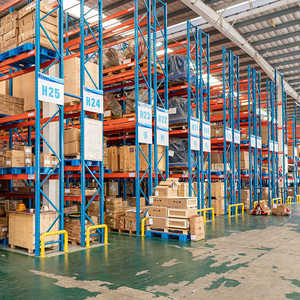 Ağır sanayi VNA palet raf sistemi verimli ayarlanabilir Metal depo rafı cıvata yapısı ile depolama - Product Image 3