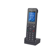 Teléfono SIP 4G LTE con Doble SIM, 3 Líneas, WiFi 2.4G, Inalámbrico, Pantalla de 2.4 Pulgadas, G.711A para Oficina/Hogar/Escuela/Hoteles, VoIP