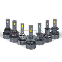 GOODZOOM - Bombillas LED para Coche de Alta Potencia 12V/24V, 4300K, H1, H3, H4, H7, H11, 9005, 9006, Canbus
