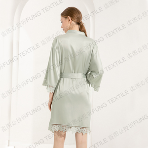 FUNG 3031 all'ingrosso in pizzo da donna in raso di seta abito da notte <span class=keywords><strong>abbigliamento</strong></span> donna pigiama da donna per l'estate - Product Image 1