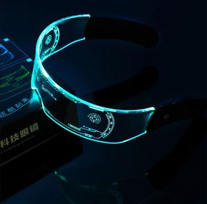 Factory Colorful LED Light Glasses Party Bar Music Festival Technology Glasses Bundy Sci-fi Christmas Halloween Gift - Product Image 2