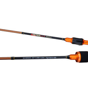 Canne à pêche Jetshark 1,68 m 1,8 m en carbone solide ultralégère pour la pêche au lancer, spinning, casting, crevettes, truites - Product Image 3