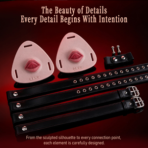 Harnais de poitrine en silicone rouge pour femme, sangles corporelles SM gay, accessoire de lingerie coquine pour couple, cosplay exotique - Product Image 5