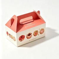 Boîte d'emballage personnalisée en papier de qualité alimentaire pour poulet frit, beignets, pain, desserts, gâteaux, snacks et sushis – Prix usine