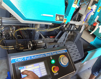 Scie à ruban horizontale industrielle CNC automatique à faible coût pour métaux et aciers, avec boîte de vitesses et PLC, 380V 4.9kW, usine chinoise