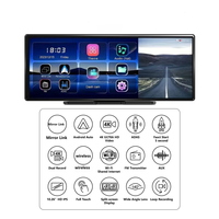 4K WIFI ADAS GPS Carplay & Android Auto 11.3 inci, kamera dasbor mobil perekam Video Rekam Loop aplikasi ponsel