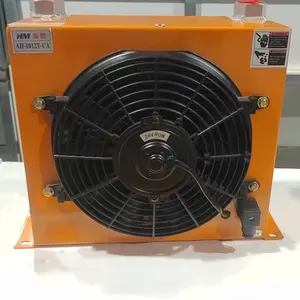 AH1012T 100L kipas hidrolik industri pendingin minyak pendingin udara hidrolik pendingin angin penukar panas 7KW