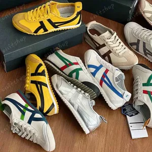 Nouvelles chaussures de course décontractées, tige en tissu extensible, lacets, design Evergreen, confortables pour la marche, entièrement en cuir véritable - Product Image 1