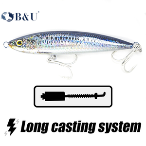 Esca da Pesca B&U JT09 Personalizzata Stampata in 3D per Immersioni Profonde in ABS, 6 Colori per Salmone, Luccio, Merluzzo, Carpa, Spigola di Mare, <span class=keywords><strong>Pesce</strong></span> d'Acqua Dolce - Product Image 4