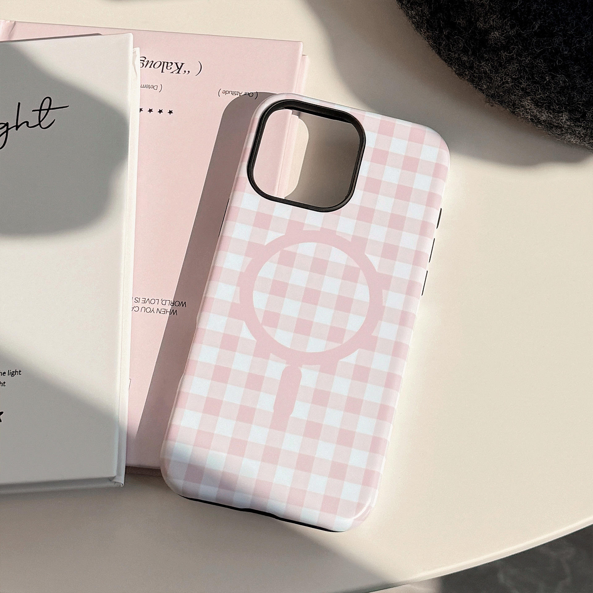 Poudre magnétique blanc petit chèque