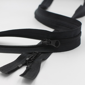 #5 Hai Cách (2 Cách) Với Nhựa Stopper <span class=keywords><strong>Open</strong></span> <span class=keywords><strong>End</strong></span> <span class=keywords><strong>Nylon</strong></span> Dây Kéo Bạc Răng Bán Dây Kéo Cho Quần Áo - Product Image 4