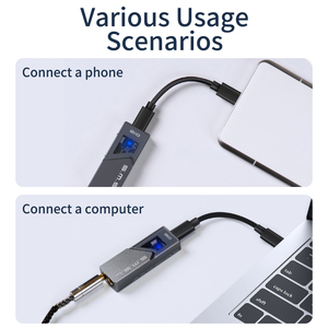 Mini <span class=keywords><strong>amplificateur</strong></span> portable <span class=keywords><strong>SMSL</strong></span> D10, <span class=keywords><strong>amplificateur</strong></span> de casque USB, DAC haute résolution, décodage 2x CS43131, 4,4 mm, numérique équilibré DSD256 32 bits - Product Image 4