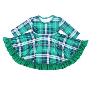 <strong>St</strong>. <strong>patrick</strong> <strong>day</strong> girls outfit Spring girl long sleeve <strong>dresses</strong> wholesale custom lace <strong>dress</strong> Milk silk printed children'<strong>s</strong> <strong>dresses</strong> - Product Image 6