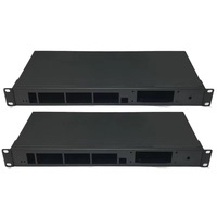 Châssis industriel en aluminium à montage en Rack Case19-inch 1U, châssis de serveur en tôle, boîtier