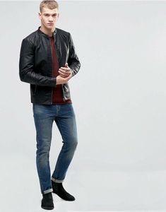 Unisex <b>Genuine</b> Leather Camouflage Casual Zipper Winter Stand Windproof Waterproof Loose Fit Leather Jacket Wholesale Outerwear - Product Image 4