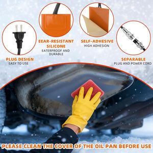 Almohadilla Calefactora de Silicona de 120v 50w, Calentador Eléctrico para Bloque de Motor con 120 ℉   Termostato - Product Image 4