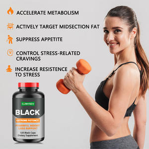 OEM ODM capsule <span class=keywords><strong>per</strong></span> la perdita di peso nero potenti bruciagrassi controlla l'appetito e le voglie <span class=keywords><strong>per</strong></span> tutto il giorno l'energia migliora l'umore - Product Image 5