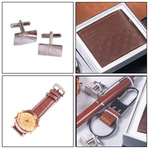 Wholesale <b>Watch</b> Gift Set Valentine Day Gift Promotion Custom Luxury Belt Wallet Gift Box Set for Men - Product Image 4