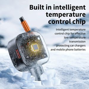 99W 3IN1 Comes with 70cm Extension Cable Ports PD45W PD36W QC3.0 TPEmaterial heat-resistant durable Convenient <b>car</b> charger - Product Image 4