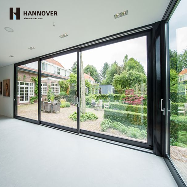 Double Glazed Aluminum Sliding Glass Doors