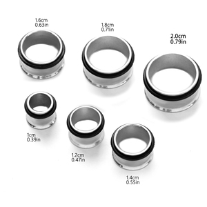 Zesen evorte thép không gỉ phích cắm tai và đồng hồ đo 1.6-10mm giãn nở cơ thể xuyên trang sức mạ vàng cho phụ nữ người đàn ông - Product Image 2