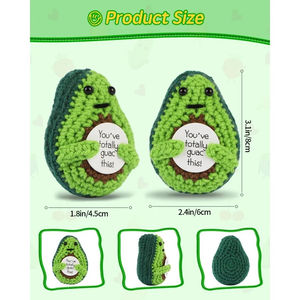 迷你3英寸针织土豆娃娃有趣的积极圣诞雕像和玩具，为礼物和派对装饰品加油 - Product Image 4