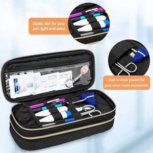 Double Layer <b>Stethoscope</b> <b>Case</b> Compatible with <b>Stethoscope</b>, <b>Stethoscope</b> Carrying <b>Case</b> Travel Bag for Nurse Accessories, Black - Product Image 4
