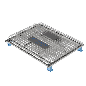 Soluzione di Stoccaggio ad Alta Densità: Gabbie Metalliche Impilabili |   Massimizza lo Spazio Verticale nell'Inventario Gestito (Lean Warehousing) - Product Image 4
