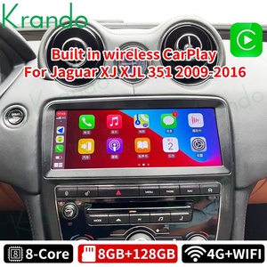 Krando 10,25 "<span class=keywords><strong>Android</strong></span> Car Radio para Jaguar XJ XJL 2009-2016 Auto estéreo navegación GPS Multimedia inalámbrico CarPlay 4G tarjeta SIM - Product Image 2