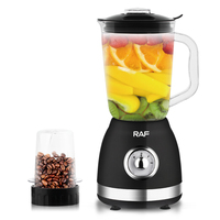 Exprimidor de Frutas Eléctrico 2 en 1 RAF, Exprimidor Automático para el Hogar, Máquina Extractora de Jugos Multiusos