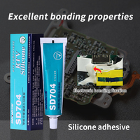 Perekat Silikon RTV Satu Komponen Tahan Suhu Tinggi, Perekat Elektronik, Isolasi, Anti Lembab untuk PCB