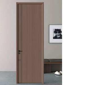 Porte intérieure moderne minimaliste en panneau de mélamine sans peinture pour chambres, salles de bain et cuisines, conçue à Chongqing - Product Image 5