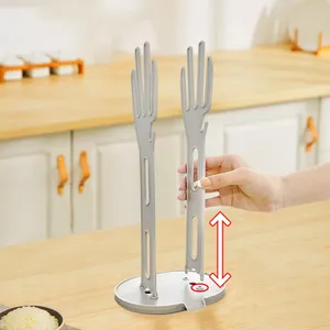 Soporte para guantes de cocina de 1 pieza, estante de goma para secar guantes, soporte para toallas, estante de almacenamiento para encimera, accesorios para fregadero de cocina - Product Image 2