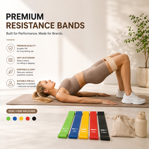 Set di 5 Fasce Elastiche di Resistenza in TPE <span class=keywords><strong>per</strong></span> Allenamento di <span class=keywords><strong>Forza</strong></span> e Stretching, Kit <span class=keywords><strong>per</strong></span> Uomo e Donna - Product Image 2