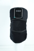 Genouillère de thérapie par lumière rouge avec fonction de massage, enveloppement chauffant électrique sans fil pour soulager les douleurs aux genoux et aux coudes