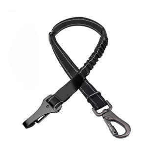 מתכוונן כלב חגורת עמיד ניילון רעיוני באנג 'י בד לקשור עם קליפ וו תפס & אבזם - Product Image 1