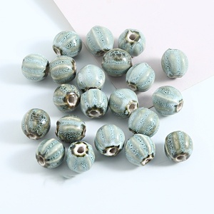 Tự làm dưa hấu, bí ngô, hạt gốm, chuỗi hạt, hạt lỏng lẻo, vòng đeo tay, vòng cổ, chuỗi điện thoại di động, phụ kiện trang sức - Product Image 6