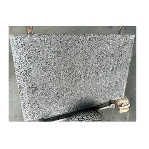 Unique Design R Black Blue Dot Polished Flamed Granite Slab for Feature Wall Interior from India Export