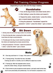 Clicker d'entraînement pour animaux <span class=keywords><strong>de</strong></span> compagnie avec sangle <span class=keywords><strong>de</strong></span> poignet - Entraînement canin (Nouveau noir + bleu) - Product Image 5