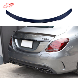 Aileron arrière en fibre de carbone de style W205 FD pour Mercedes Benz Classe C C63 C205 Kit carrosserie Aileron de coffre 2015-2021 - Product Image 3